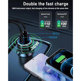 Usb C Car Charger 2 Pack, 38W Cigarette Lighter Adapter 12V Usb Outlet Pd/Qc Fast Charging Car Phone Charger Plug For Iphone 16 15 14 13 Pro Max, Ipad, Android Samsung S25 S24 S23 S22 Pixel 9 8