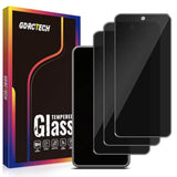 [3-Pack Privacy Screen Protector For Motorola Moto G Stylus 5G 2025 Tempered Glass, Bubble Free, Easy To Install, 9H Hardness