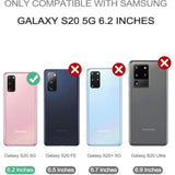 For Samsung Galaxy S20 5G Case, [Built In Screen Protector And Kickstand] Heavy Duty Military Grade Protection Shockproof Protective Cover For Samsung Galaxy S20 5G/6.2 Inches, Black