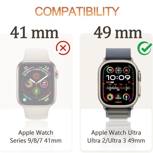 2 Pack Hard Pc Case For Apple Watch Ultra 3 (2025)/ Ultra 2 / Ultra Screen Protector 49Mm, With 9H Tempered Glass, Full Protective Cover For Iwatch Ultra 49Mm, Clear