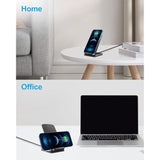Wireless Charger For Samsung Galaxy S26 | S25 | S24+ | S24 Ultra | S23 | S22 | S21 | S20 Fe | S10 | S10E | S9 Plus | S8 | Note 20 | 10 | 9 | 8 | Z Flip Fold 5 4 3 Qi-Certified 10W Fast Charging Stand
