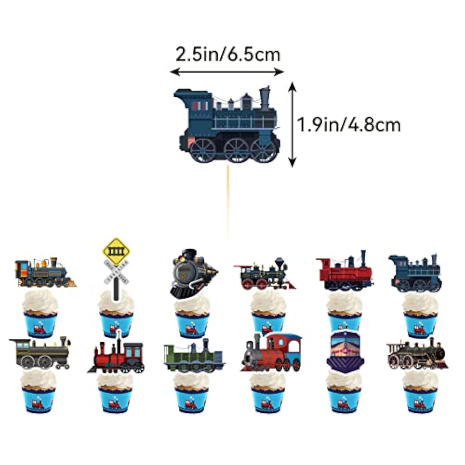 Train Party Decorations Retro Train Birthday Party Supplies Includes T