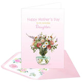 Happy Mother'S Day Card For Daughter Mothers Day Card To Daughter From Mom Mother 1 Pcs Message Inside 5X7 Inch With Envelope Happy Mothers Day Gift Gifts