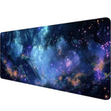Magic Forest Desk Pad Mouse Pad 31.5 X 11.8 Inch Fantasy Landscape Fireflies Light Mousepad Xl Large Gaming Mouse Pad Laptop Keyboard Mat Desk Pad Office Computer Keyboard Laptop Home