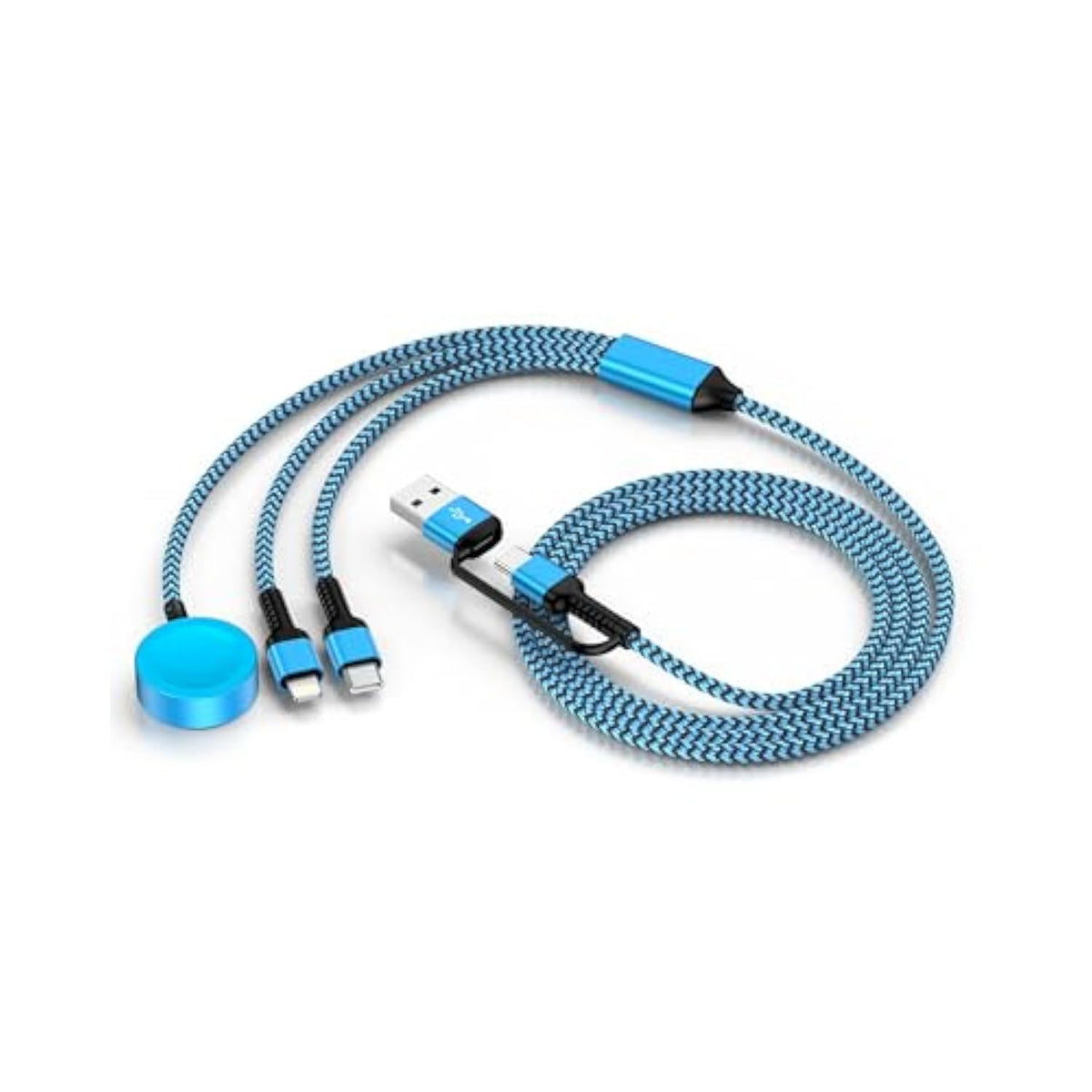 For Apple Watch Charger, 3 In 2 Usb C Cable For Iphone Charger, 6Ft Multi Fast Charging Cable, Usb Magnetic Wireless Charging Cable For Iwatch Ultra/Se/10/9/8/7/6/5/4/3/2/1, Iphone 17/16/15/14/13/12