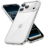 JETech Case for iPhone 17 Pro Max 6.9-Inch, Non-Yellowing Shockproof Phone Bumper Cover, Anti-Scratch Clear Back (Clear)