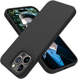 Designed For 14 Pro Max Case, Silicone Shockproof Slim Thin Phone Case For 14 Pro Max 6.7 Inch (Black)