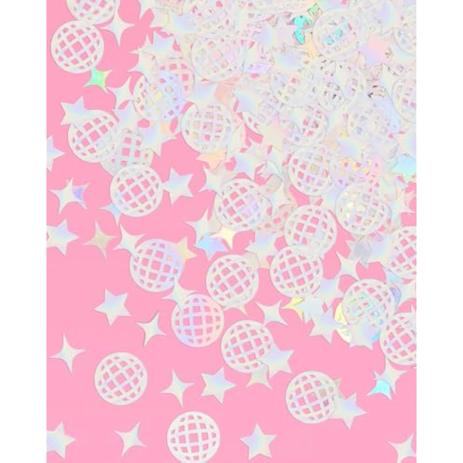 Disco Ball Foil Confetti - 200 Pc | Bachelorette Party Decoration, Cute Birthday Table Decor, Groovy Engagement Decor, Bridal Shower Supplies