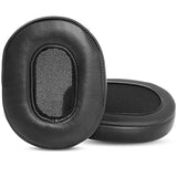 Backbeat Fit 6100 Upgraded Sheepskin Ear Pads Cups Cushions Replacement Compatible With Plantronics Backbeat Fit 6100 Bluetooth Sports Headphones (Black Sheepskin Leather)