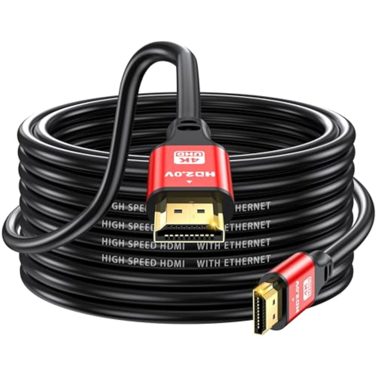 Hdmi Cable 35Ft, 4K@60Hz, 18Gbps High Speed Hdmi 2.0 Cord, Ultra Hd,Ethernet A