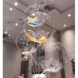 25 Pack Bobo Balloons, 24 Inch Clear Bobo Balloons, Diy Transparent Bubble Balloon For Wedding, Christmas, Birthday Party Decoration