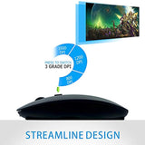 Bluetooth Rechargeable Mouse For Macbook Pro, Macbook Air, Notebook, Pc, Laptop - Black