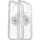 OtterBox Otter+Pop Case for iPhone 14 Pro, Shockproof, Drop Proof, Protective Case with PopSockets PopGrip, 3X Tested to Military Standard, Clear