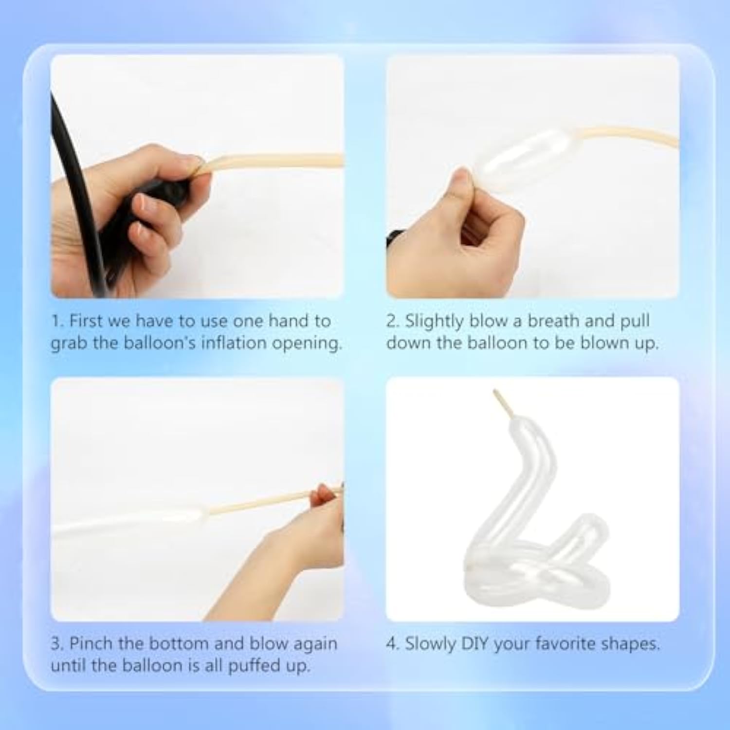 260 Balloons Clear 100 Pcs Long Balloons For Tying Balloon Arch Back To School Animal Balloon Clear 260 Globos Largos Para Hacer Figuras Birthday Valentines Party Decor