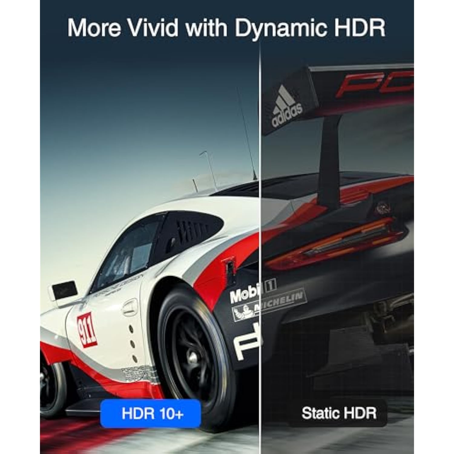 Displayport Cable 1.4 - (10Ft, 4K 144Hz, Dp To Dp Cable, 32.4Gbps, Hdr10+, 3D