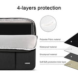 17.3 Inch Portable Monitor Case, Protective Carrying Sleeve For Most 17.3 Inch Portable Monitors, Water Resistant Laptop Display Bag With Accessory Pocket, Size-16.3"X10.6" Black