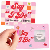 Bachelorette Scratch Off Card Game Gift - 25 Dares | Bachelorette Party Decorations, Bride To Be Gag Gift, Bridesmaid Favors, Bridal Shower Supplies, Dare Girls Night Out