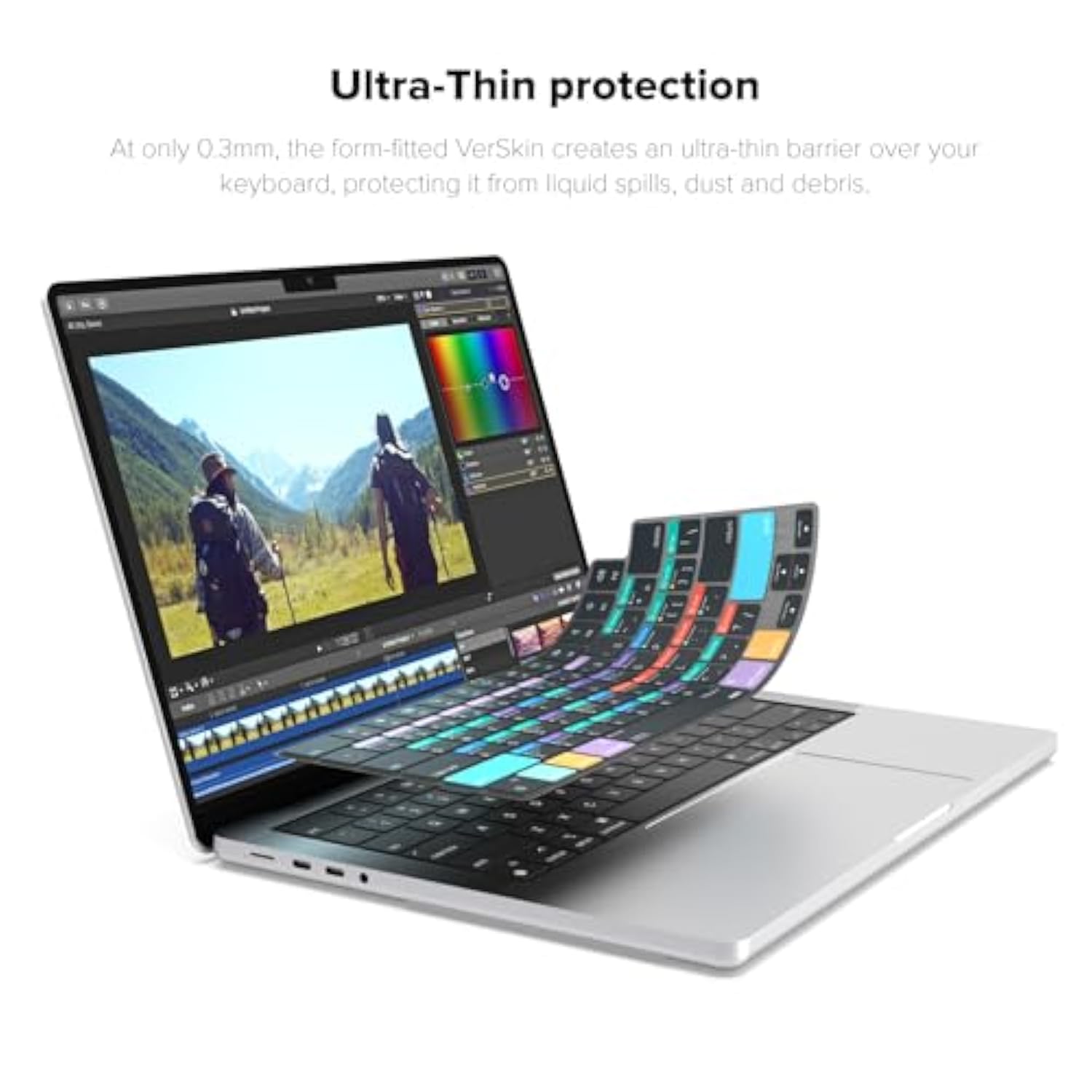 Final Cut Pro Shortcut Guide Keyboard Cover Protector Skin Compatible With 14'