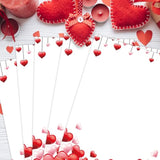 60 Sheets Valentine'S Day Stationery Letterhead Paper Red Pink Love Heart Realistic Letter Writing Paper For Wedding Note Greeting Office Printing, 8.5 X 11 Inch, Single-Sided