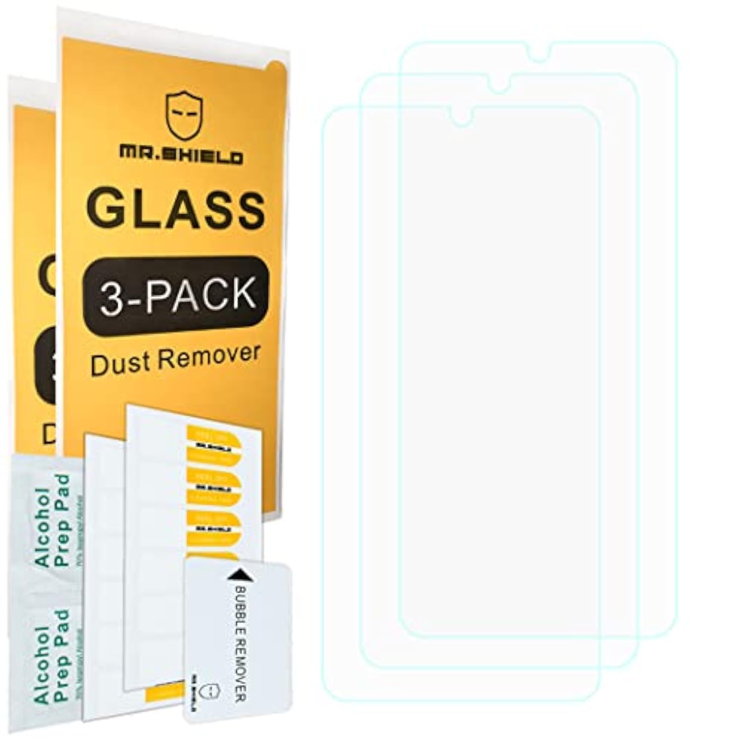 [3-Pack] Designed For Blu View Speed 5G [Tempered Glass] [Japan Glass With 9H Hardness] Screen Protector