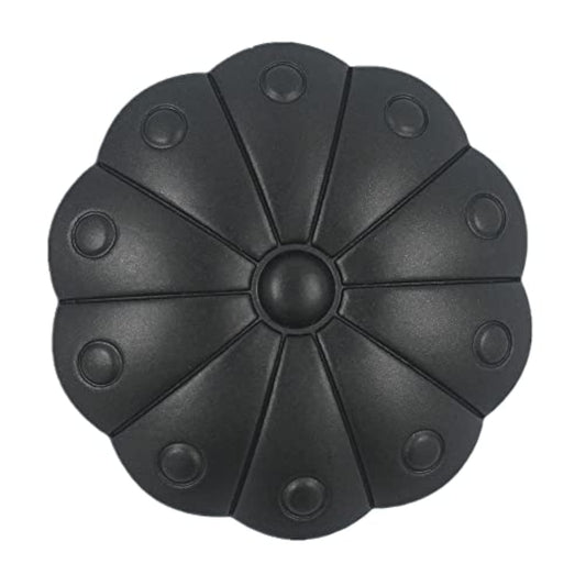 8 Pieces Grand Cactus Flower Metal Shank Buttons. 30Mm (1-3/16 Inch) (
