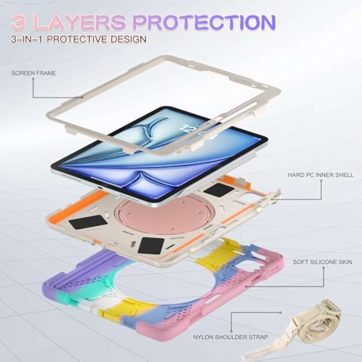 For Ipad Air Case 4Th/5Th Generation 10.9 Inch 2020 2022/Ipad Pro M2 11 Inch C