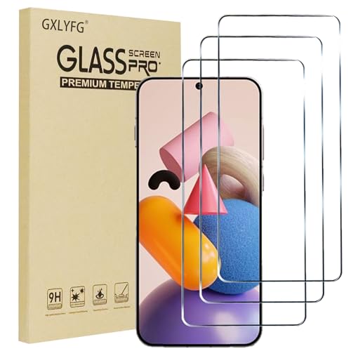 3 Pack Tempered Glass Screen Protectors Compatible with OPPO FIndia X9, Anti Scratch, Bubble Free, 9H Hardness