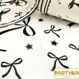 Black Bow Confetti, Bow Birthday Decorations, Black Bow Party Decorations For Girl Women Baby Shower Bridal Engagement Wedding Decor Bachelorette Party Supplies