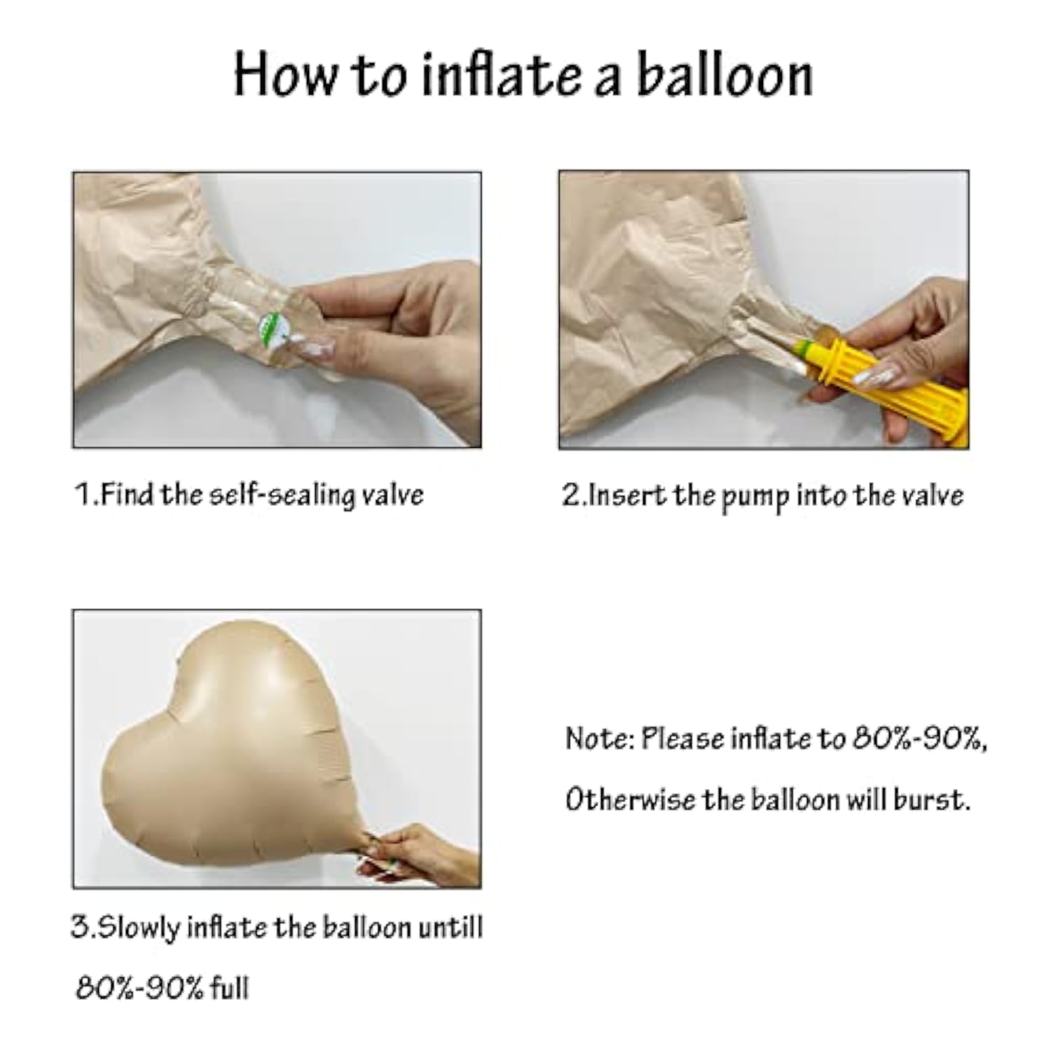 18 Inch Heart Balloons Foil Mylar Helium Balloons For Birthday Party W