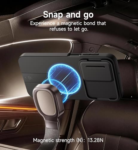 for  Galaxy A17/A26 5G Case, Compatible with MagSafe, Shockproof Bumper Cover Slim Magnetic Protective Cases with Camera Cover & Adjustable