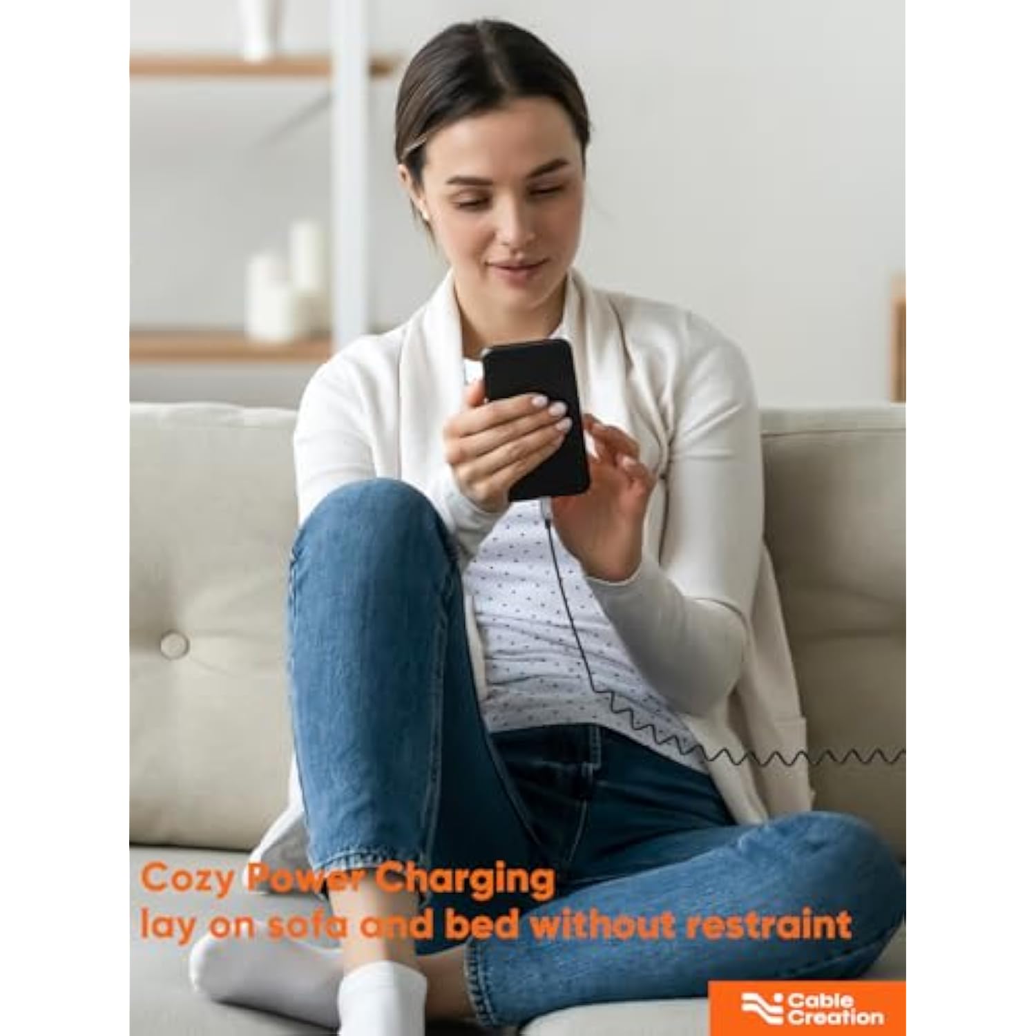 CableCreation, Coiled Cable 5FT, USB C Cable 3A Fast Charging Coiled USB C to USB C with Premium Aluminum Shell Stretched 1.5-5 Feet for MacBook Pro Air, Galaxy S21 S20 S10 etc