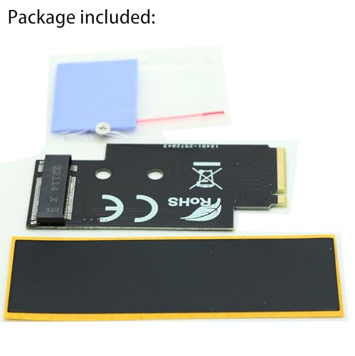 M.2 Nvme 2242 To 2280 Extension Card Support Pcie 4.0 Ssd,Compatible With Lenovo Legion Go Gaming Handheld For Upgrading Ssd Upto 8Tb