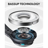 Q11I Wireless Over-Ear Bluetooth Headphones By Anker, Deep Bass, 60H Playtime, Hi-Res Audio, Detachable Ear Cushions, Multipoint Connection