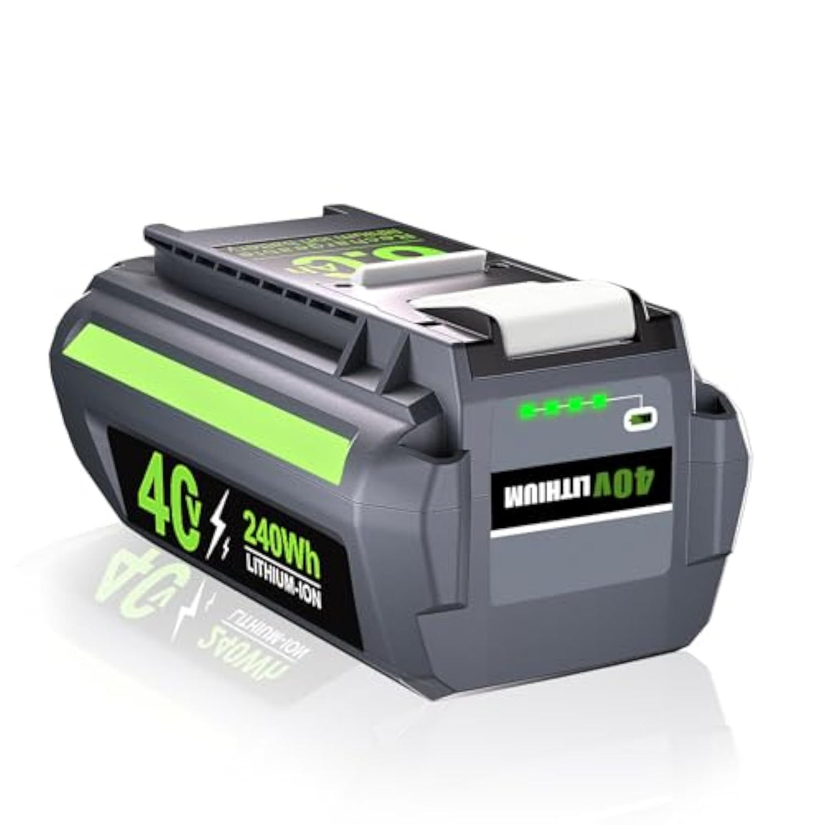 Upgraded 6.0Ah Op4040 Replacement For Ryobi 40V Battery Op4026 Op4050 Op40201 Op40261 1 Op40401, High Capacity Compatible With 40 Volt Ryobi Lithium Battery Chargers And Cordless Power Tools
