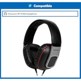 Professional Earpads Cushion Replacement Compatible With Panasonic Rp Ht460 Rp-Ht460 Headphone Ear Pads With Skin-Friendly Leather And Memory Foam