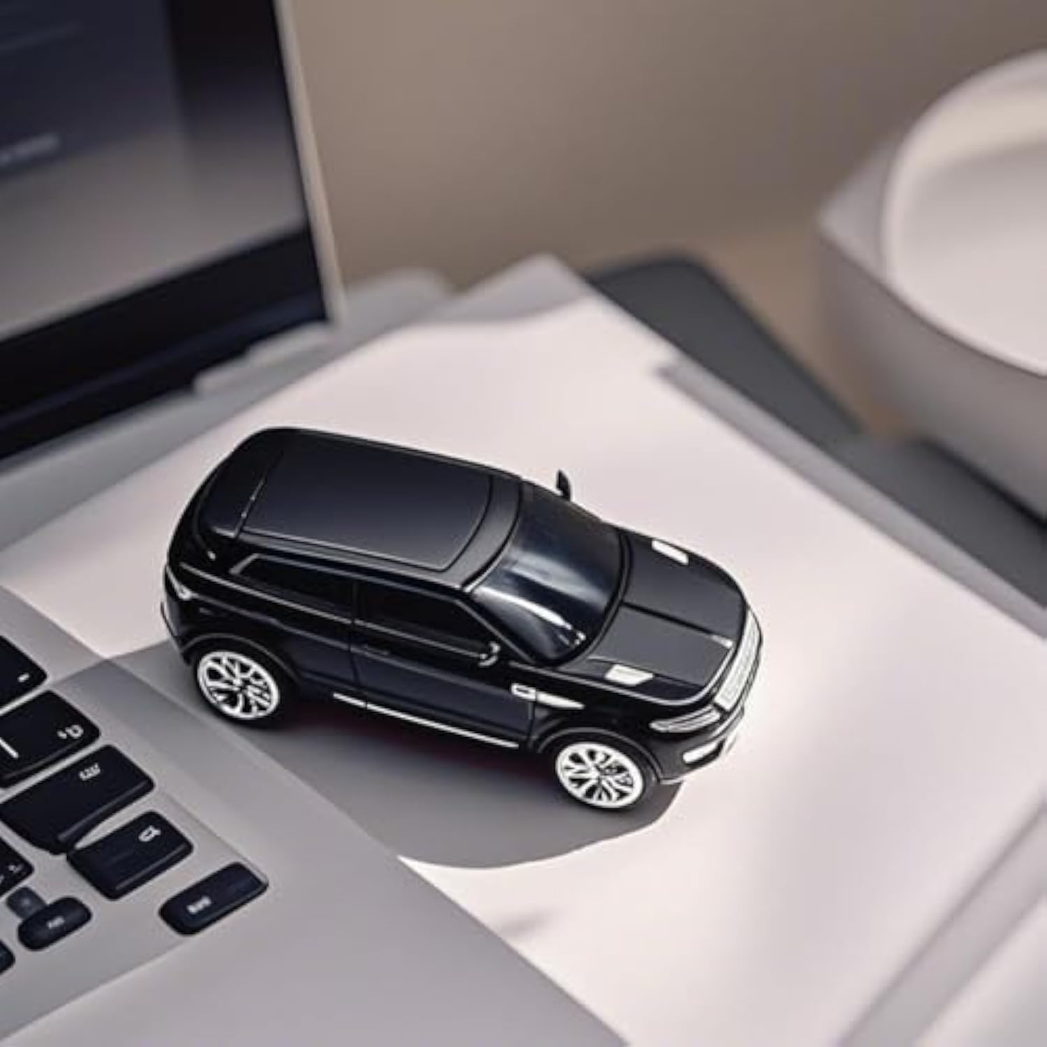 Wireless Car Mouse With Led Headlights, Cool Sport Suv Car Shaped Design Computer Mice For Kids & Adults, Usb Optical Mice For Pc, Laptop, Desktop, A Nice Gadget Mouse For Home, Office, School, Black