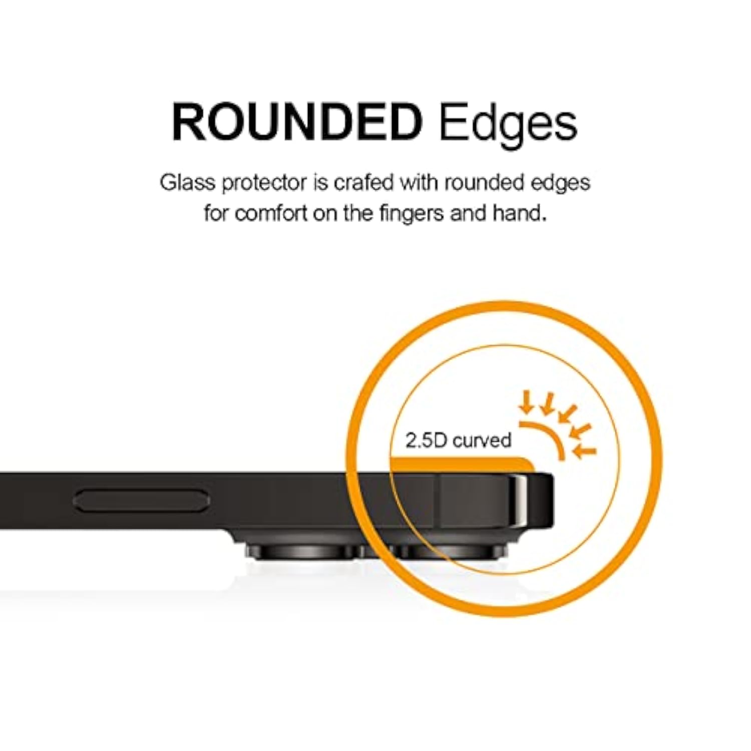 (2 Pack) (Privacy) Anti Spy Screen Protector Designed For Iphone 14 Pro Max (6.7 Inch)+ Camera Lens Tempered Glass Screen Protector, Anti Scratch, Bubble Free