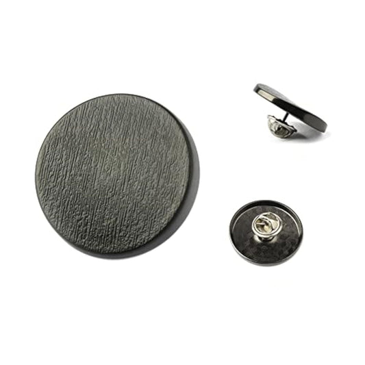 10Pcs Texture Surface Metal Buttons Pins No Sew & No Tools Instant Rep