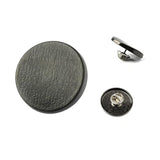 10Pcs Texture Surface Metal Buttons Pins No Sew & No Tools Instant Rep