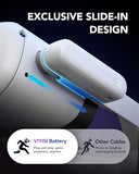 Battery Pack For Meta Quest 3 And 2, 5000Mah Power Bank For Extended Playtime, Lightweight Vr Charger Accessories Compatible With Oculus Quest Original And Elite Straps