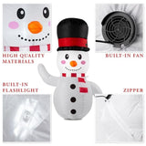 Christmas Snowman Blow-Up Décor For Cars, Vehicle Buddy Inflatable With 12V Car Blower Plug Led Lights Decoration Easy S