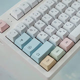 Cuxiu Chalk Keycaps 136 Keys Pbt Keycap Set For Cherry Mx Switches Cherry Prof