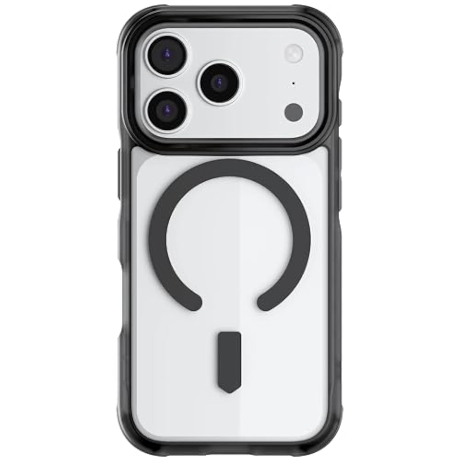 Clear Case for iPhone 17 Pro - Compatible with MagSafe Accessories, Shockproof Silicone, Minimalist Phone Cover, 6.3 Inch, Smoke Matte