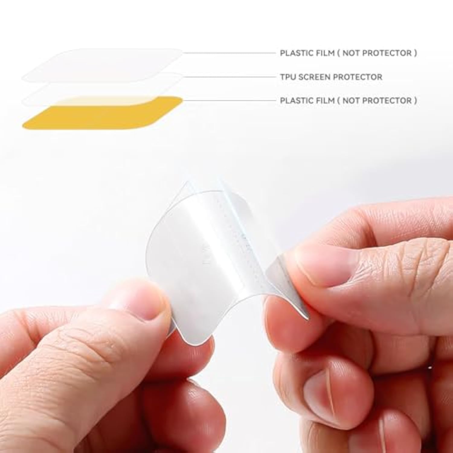 Compatible For Tozo S7 / S6 Smart Watch 1.85", [6 Pack] Full Coverage Tpu Clear Film Compatible For Tozo S7 1.85" Smart Watch/Tozo S6 1.85" Smart Watch