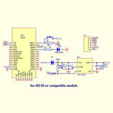 2Pcs Hc-05 Wireless Bluetooth Rf Transceiver Master Slave Integrated Bluetooth Module 6 Pin Wireless Serial Port Communication Bt Module For Arduino