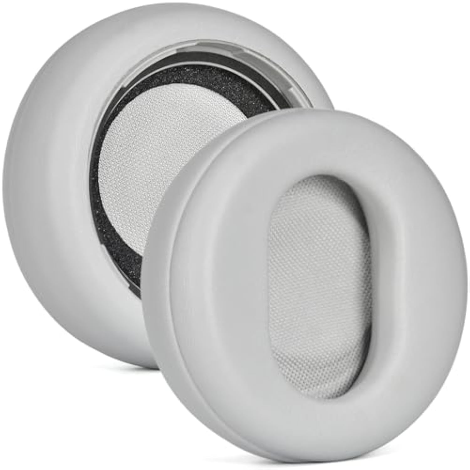 Protein Leather Headphone Replacement Ear Pads Compatible With Microsoft Surface 1/2, Headset Repair Parts High Density Memory Sponge Ear Cushion (Grey)