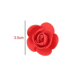 200Pcs 1.37 Inch Mini Artificial Rose Flowers Heads Pe Foam Fake Rose Heads For Wedding Home Decoration Diy Crafts, Party, Festival,Valentine'S Day Decoration