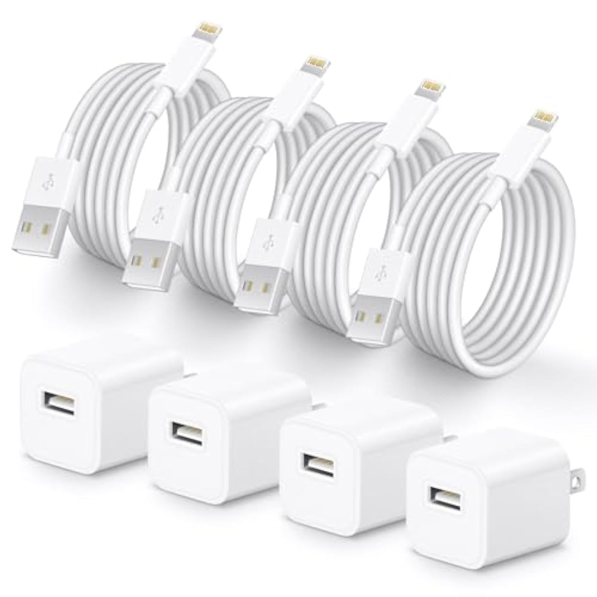 I Phone Lightning Charger?[Mfi Certified] Phone Charger Usb With Charging Cord 6 Ft I Phone Charger Cable For I Phone 14 13 12 11 Pro/Pro Max/Se 2022/8/7/Xs/Xr/X/I Pad (4- Pack)