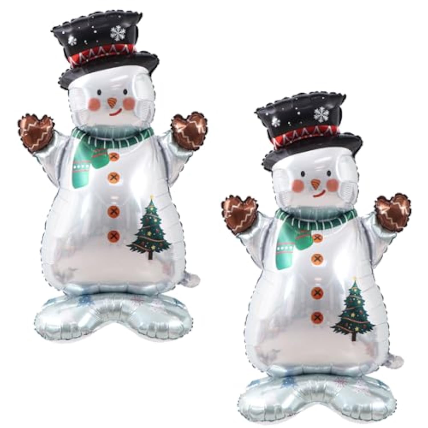 Giant 47-Inch Standing Snowman Balloon Christmas & New Year Party Decor