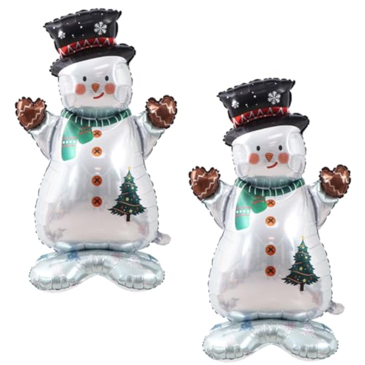 Giant 47-Inch Standing Snowman Balloon Christmas & New Year Party Decor